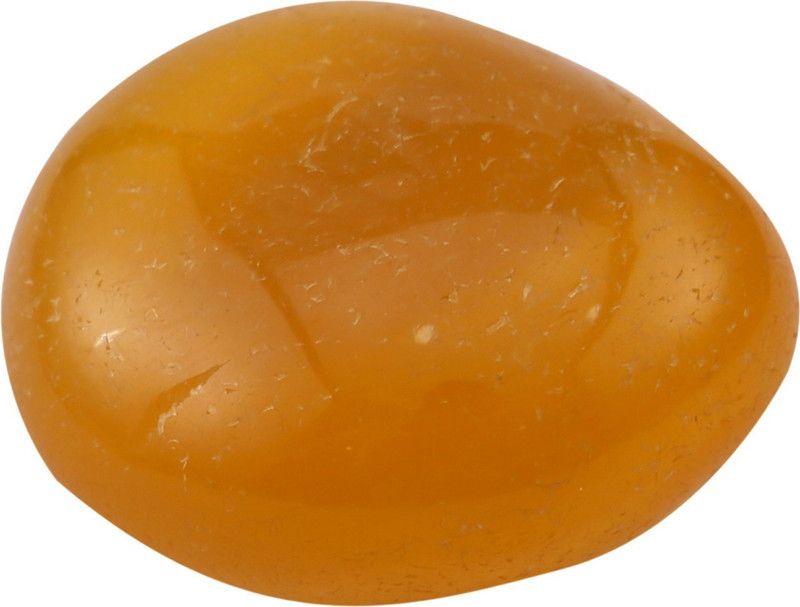 Aatm Aatm Reiki Energized Yellow Aventurine Tumble stone(25-30mm); (Set of 2) Decorative Showpiece - 2 cm  (Crystal, Brown)