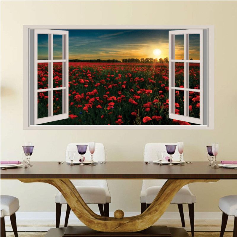 digital print world Nature Multicolor Wallpaper  (60 cm x 90 cm)