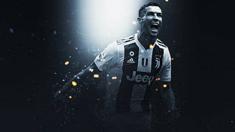 Cristiano Ronaldo, 4K HD wallpaper, Poster Paper Print  (18 inch X 12 inch)