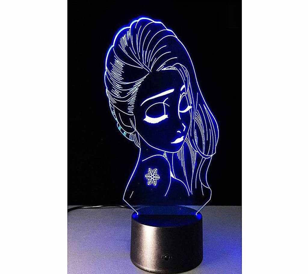 Frozen- Creative 3d Visualization Lamp