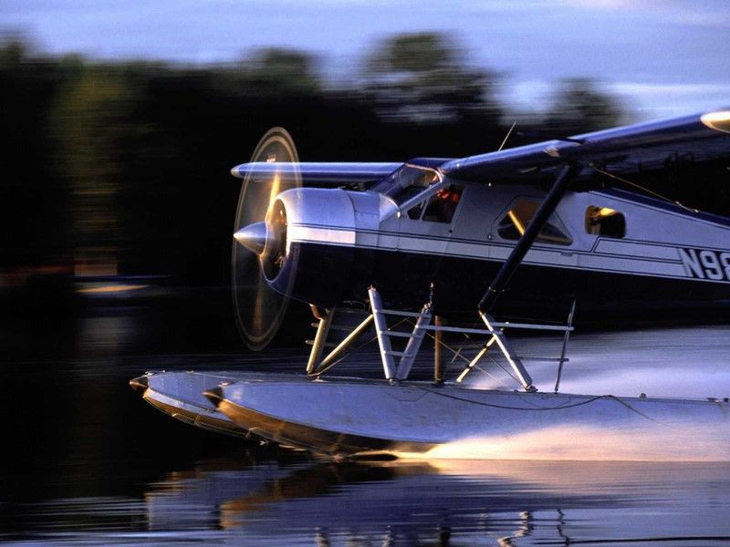 Vintage Airplane Poster Multi Color Photo Paper Print Poster Photographic Paper  (12 inch X 18 inch, Rolled)