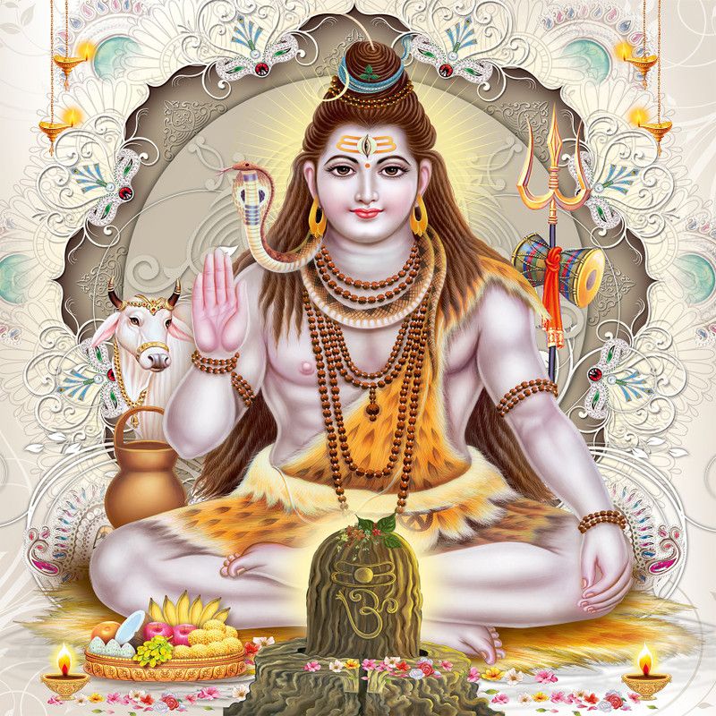 COLOR SOLUTION Religious Multicolor Wallpaper  (62 cm x 62 cm)