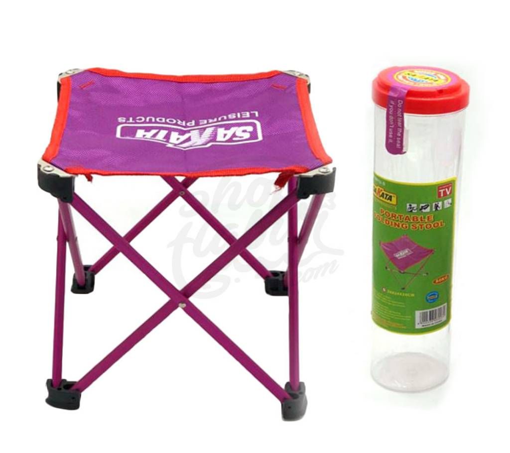 Steel foldable chair with carry bag