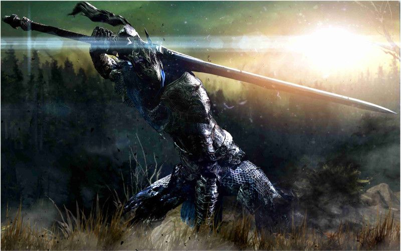 Dark Souls Game Wall Poster For Room With Gloss Lamination M43 Paper Print  (12 inch X 18 inch, Rolled)