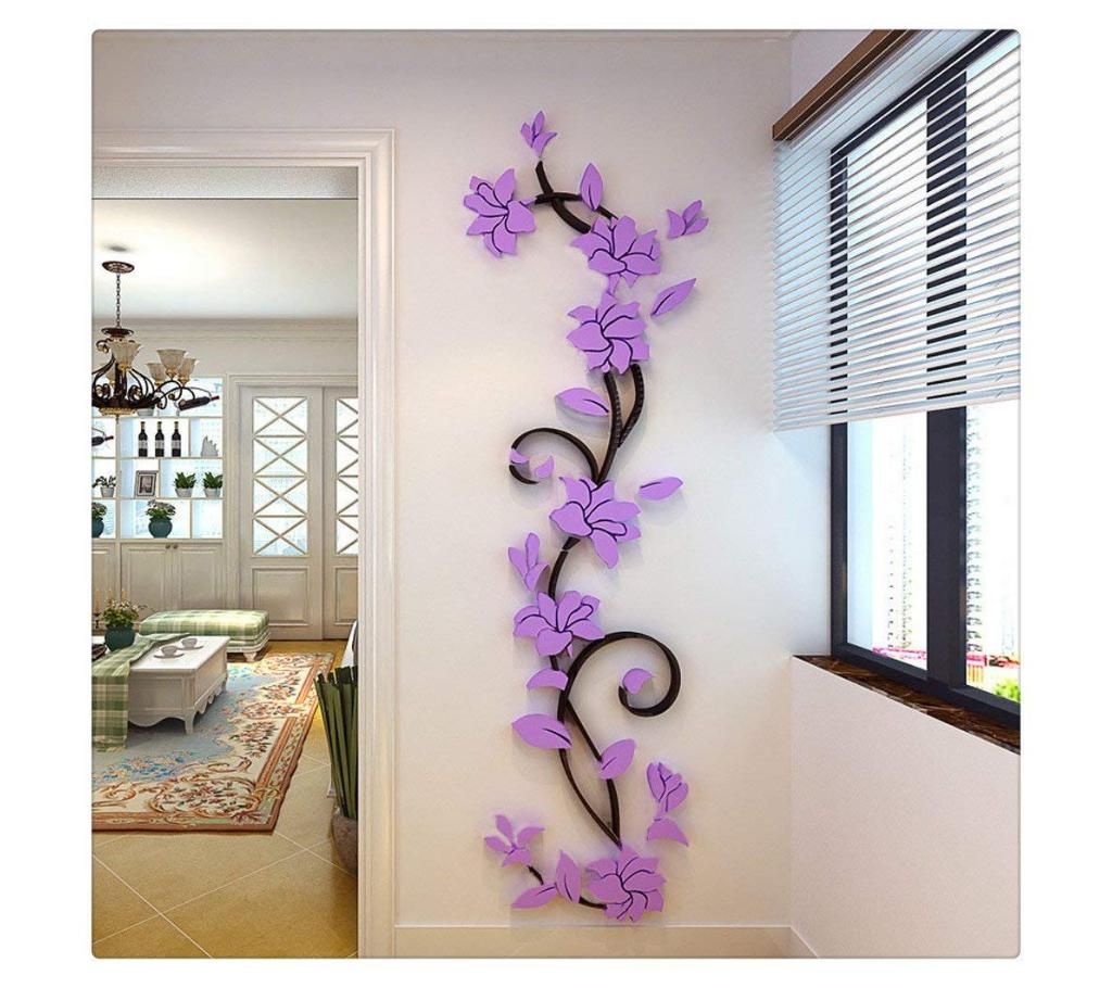 Flower vine  3D Wall stickers