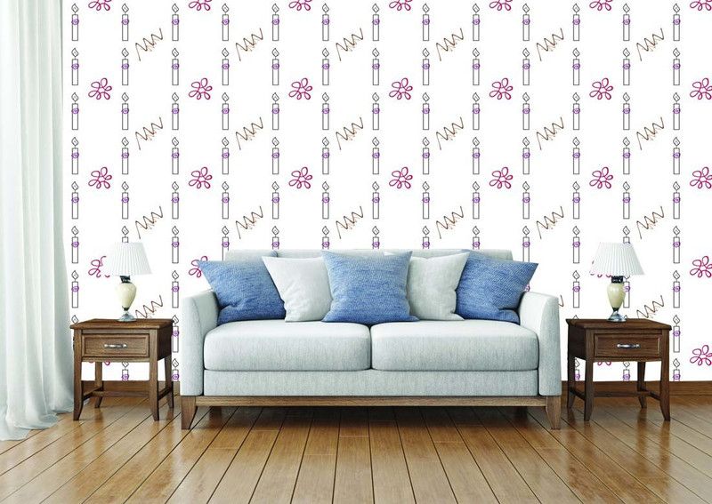 Craft Advertising Decorative Multicolor Wallpaper  (41 cm x 204 cm)