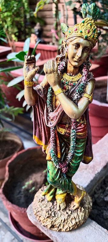 JiyaKart Decorative Showpiece - 25 cm  (Polyresin, Multicolor)