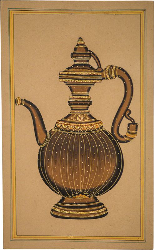 Mangala Arts Jaadi Paper Gold Paint Tanjore Painting, 24 Carat Gold Foil Painting Natural Colors 11 inch x 7 inch Painting  (With Frame)
