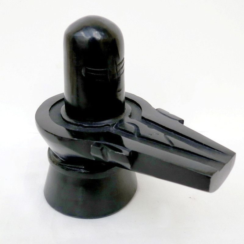 Shiv Decorative Showpiece - 7.5 cm  (Marble, Black)