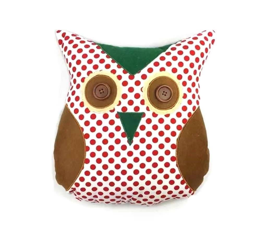 OWL CUSHION SINGLE APPLIQUE
