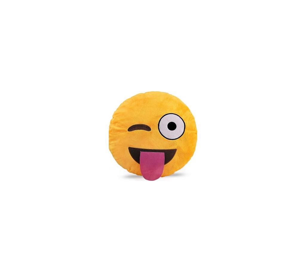 Tonge Out emoji pillow