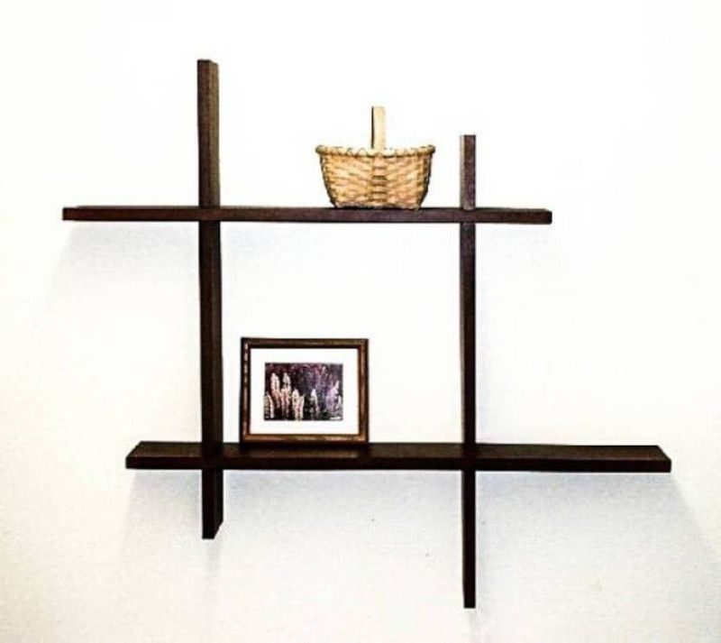ANB Enterprises wall shelf Wooden Wall Shelf  (Number of Shelves - 1, Brown)