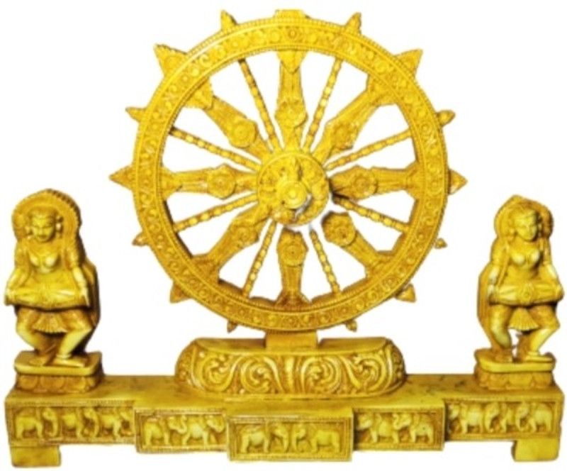 jagannth art&craft Decorative Showpiece - 22 cm  (Marble, Yellow)