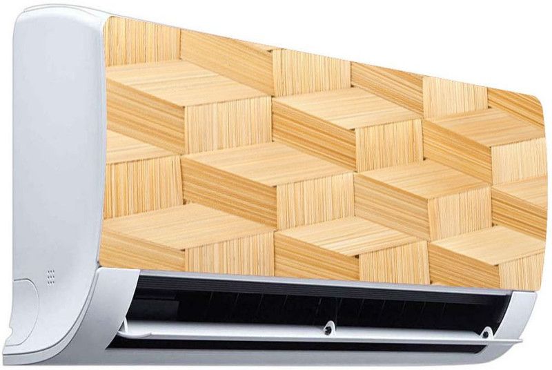 QTH 91 cm QTH PATTERNS DESIGN AC STICKER SUITABLE FOR ALL TYPE OF AC QTH-AC-6070 Self Adhesive Sticker  (Pack of 1)