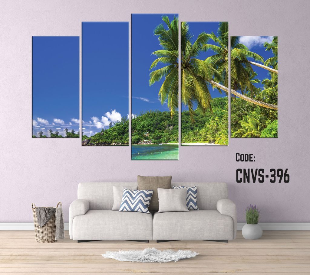 CNVS-396  Coconut Island Wall Canvas Art Prints 60 inch x 36 inch