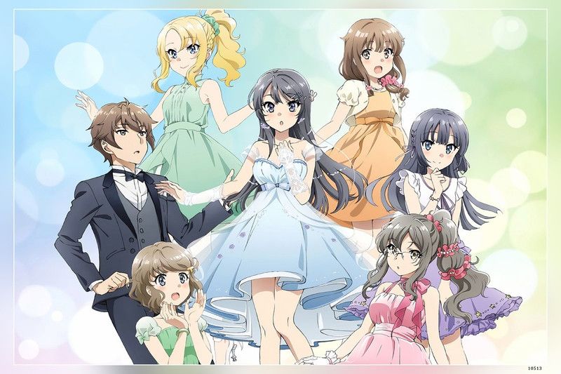 Wo Minai Kaede Azusagawa Mai Sakurajima Nodoka Toyohama Matte Finish Poster Paper Print  (12 inch X 18 inch, 12 x 18 Inch Unframed)