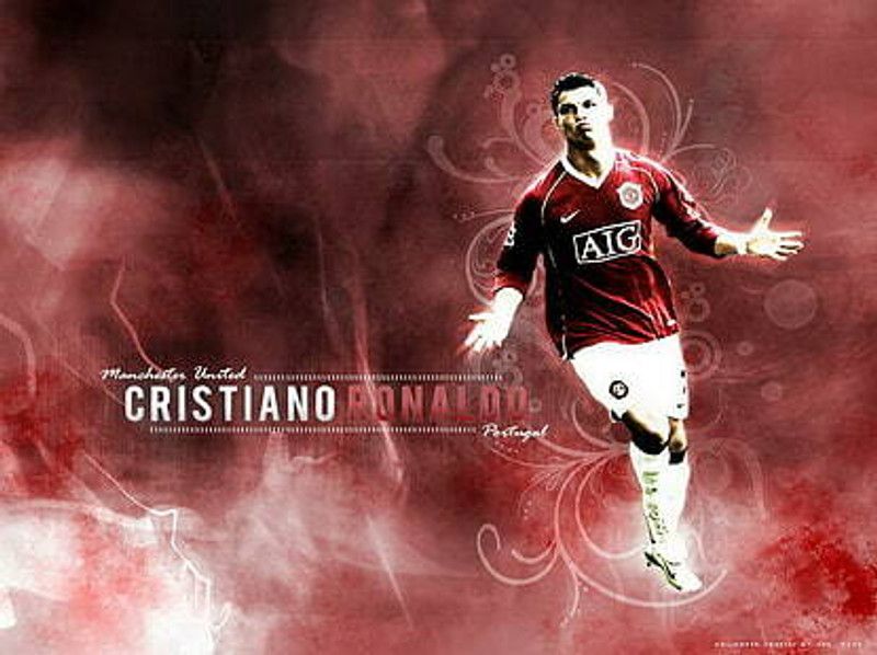 Cristiano Ronaldo football players - Manchester United F.C, celebrity HD wallpaper, Poster Paper Print  (18 inch X 12 inch)