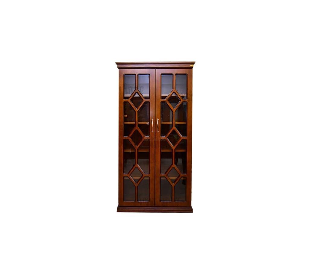 MEHOGONI+OAK WOODEN SHOWCASE