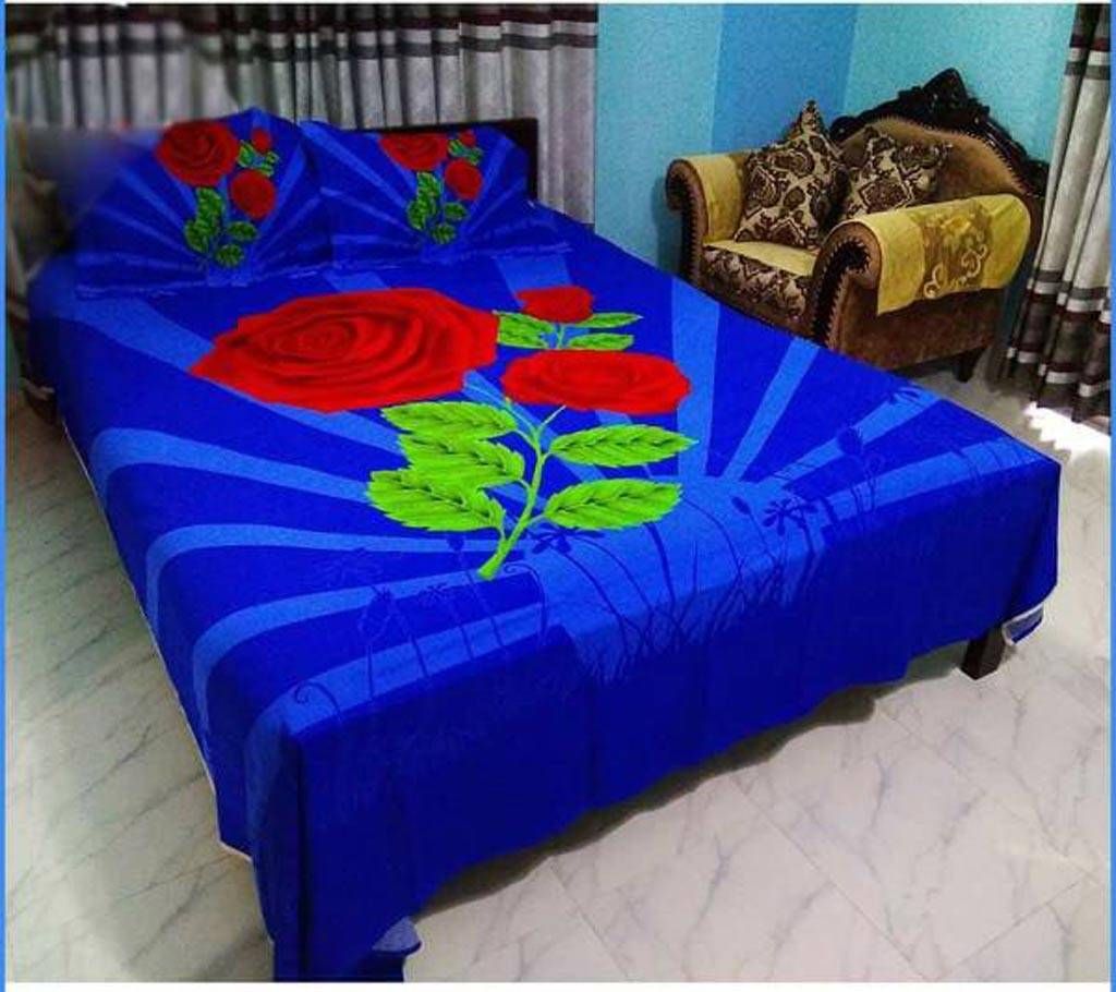 King Size Cotton 4pc Bed Sheet