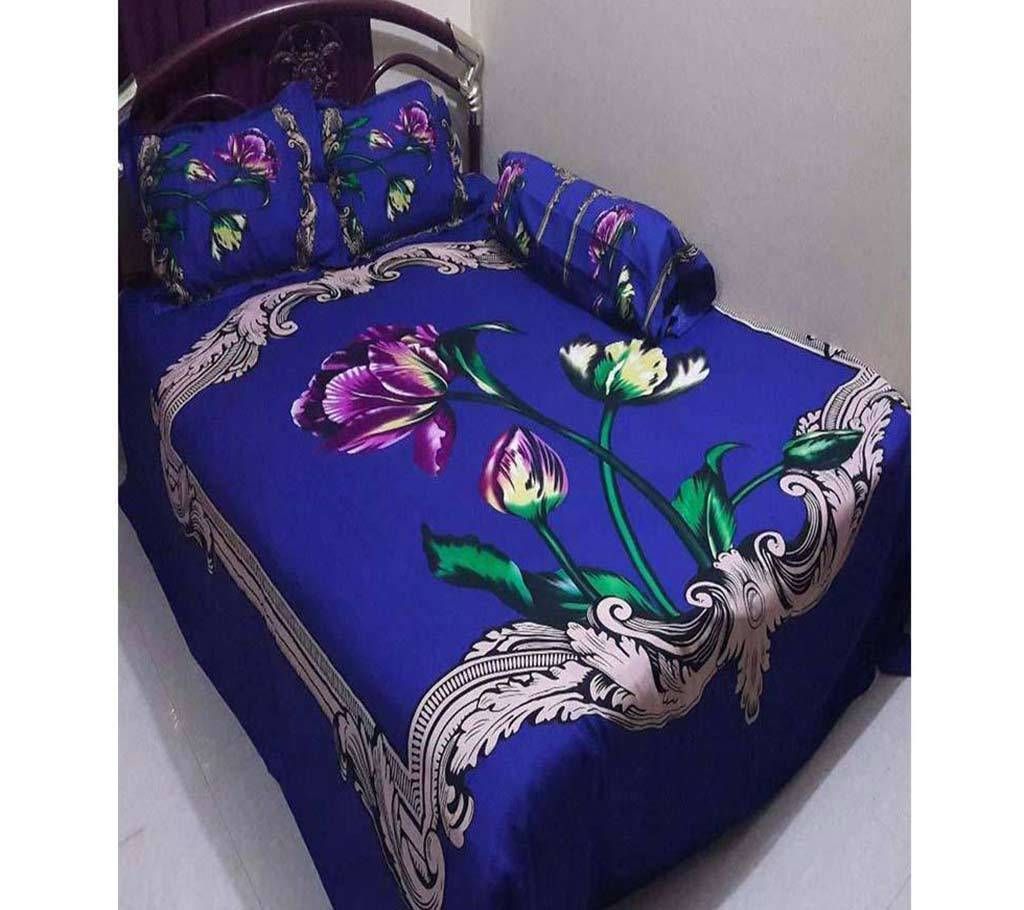 3 piece cotton double-sized bed sheet