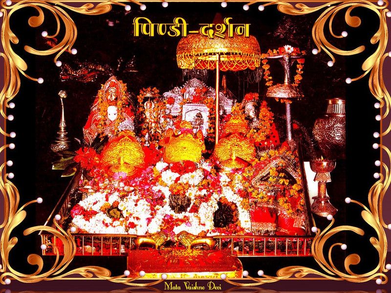 Poster Maa Vaishno Devi Pindi Darshan 2 sl652 (Plastic Large Wall Poster, 36x24 Inches, Multicolor) Fine Art Print  (24 inch X 36 inch, Rolled)