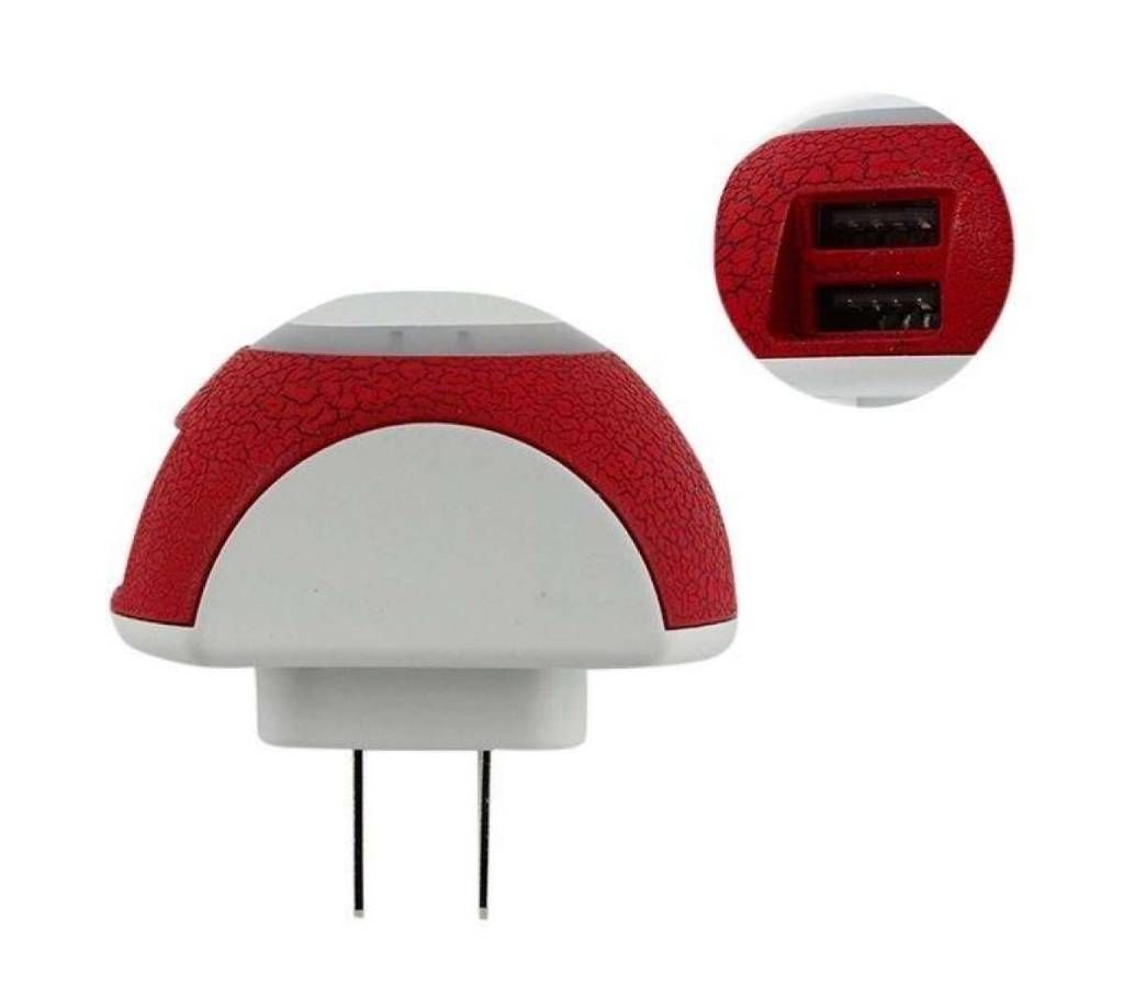 White and Red LED Sensor USB LED Nightlight