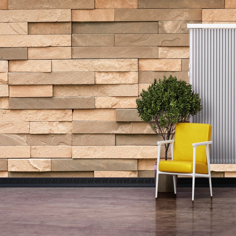 ROYAL Decorative Brown Wallpaper  (228 cm x 40 cm)