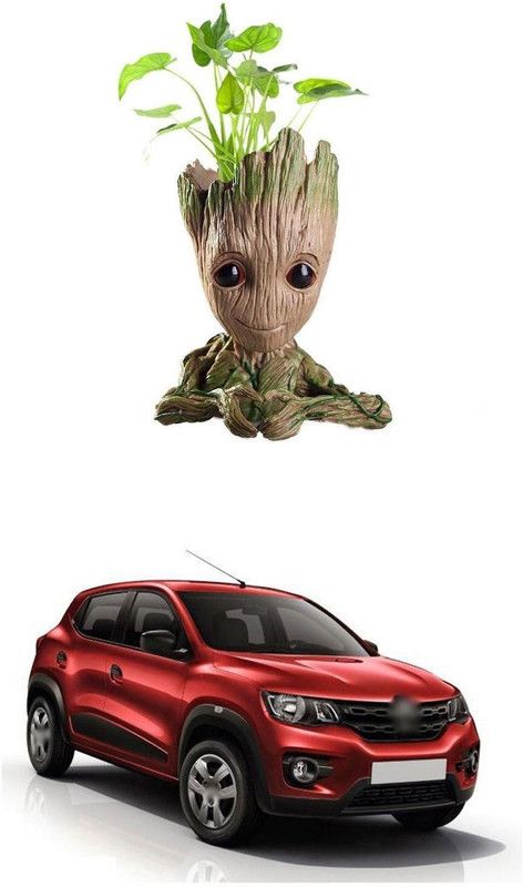 PRTEK Guardians of The Galaxy Baby Groot Multi Purpose Flower Pot/Pen Stand 195 Decorative Showpiece - 8 cm  (Plastic, Multicolor)