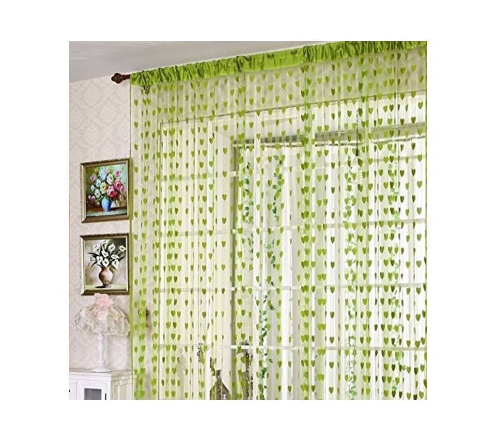 Heart sharp net Curtain - 2pcs