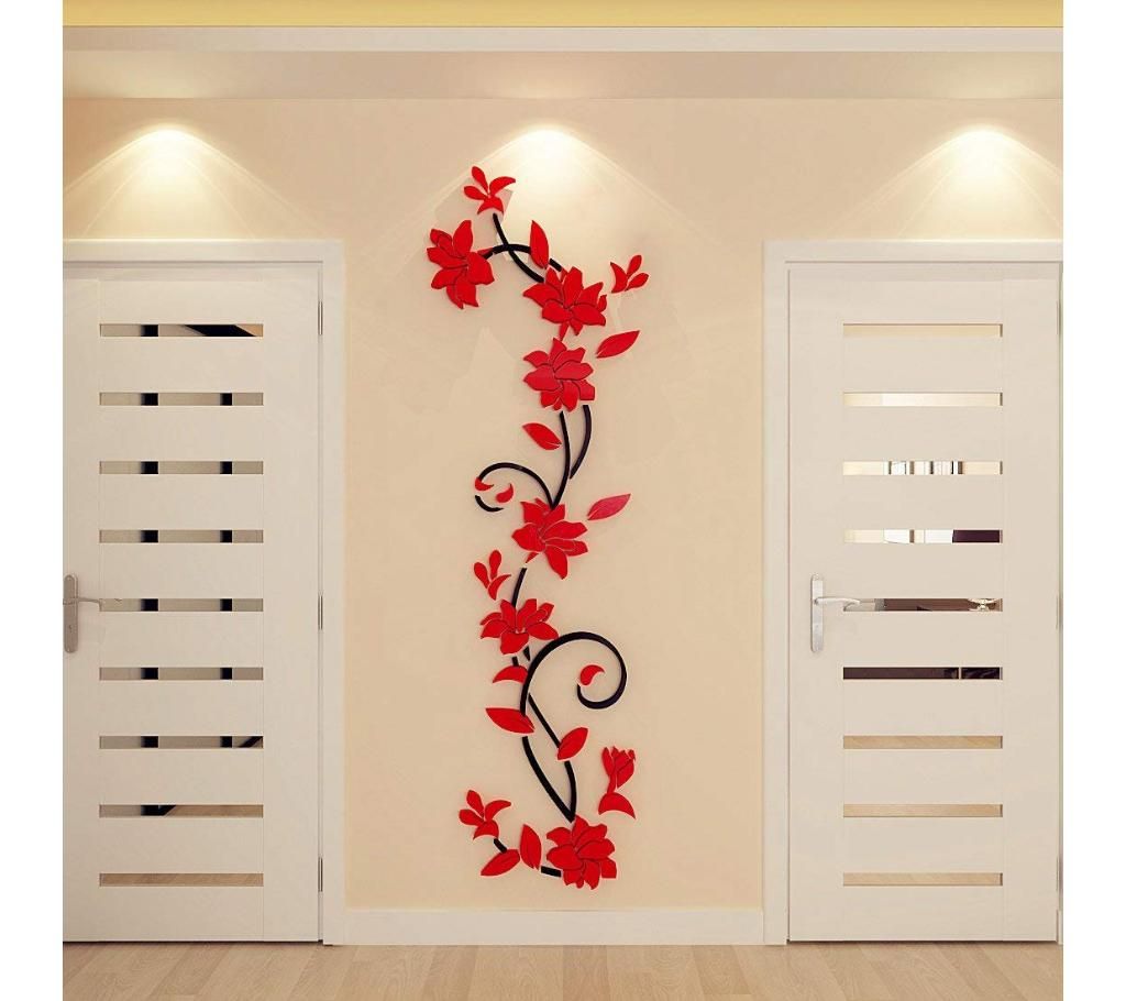 Flower Vine 3D wall sticker