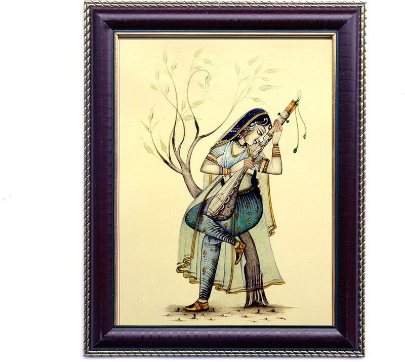 Shree Sai Canvas 11.811023621999999 inch x 9.645669291299999 inch Painting  (With Frame)