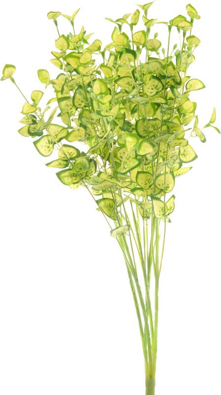 @home Green Assorted Artificial Flower  (50 inch, Pack of 2, Flower Bunch)