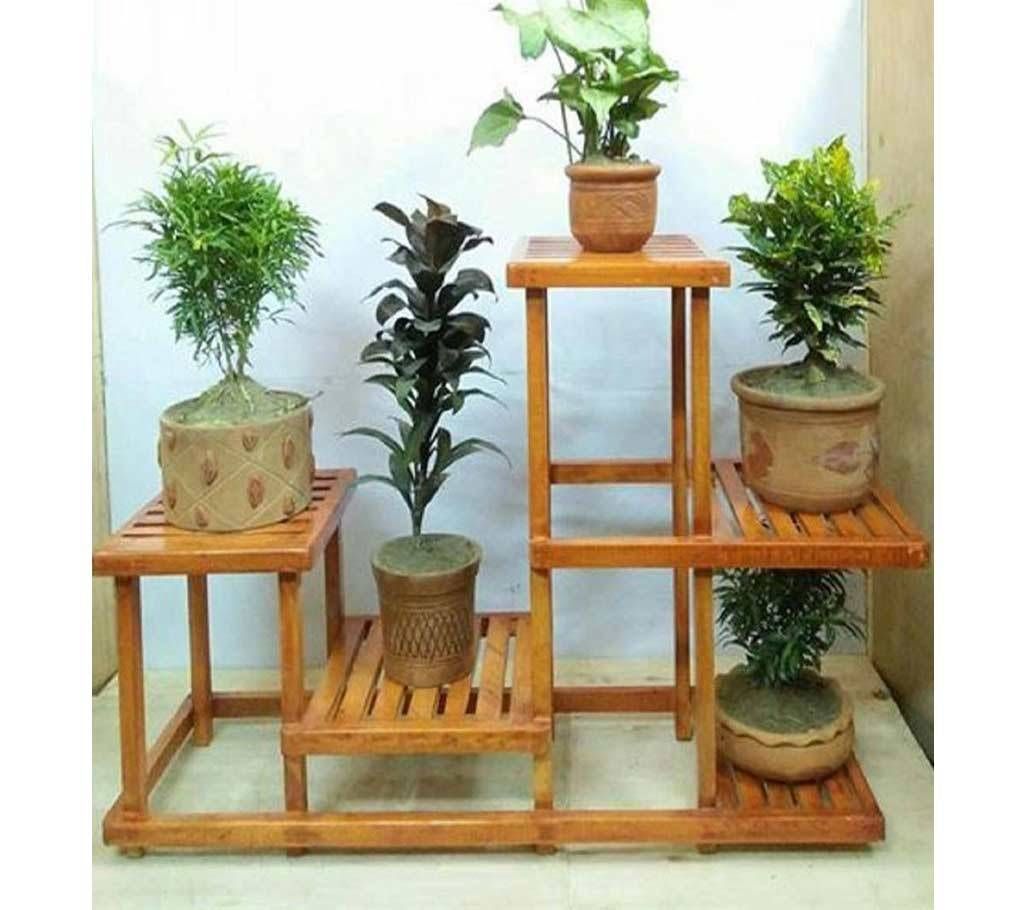 Wooden troley Garden