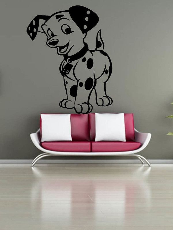 ALLURE 66 cm Puppy Self Adhesive Sticker  (Pack of 1)