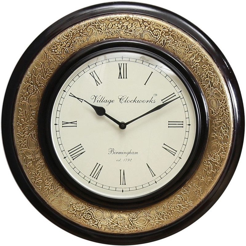 Shree Nakoda Exports Wood Watch 18"  (Multicolor)
