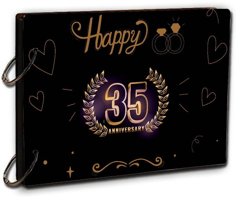 HD RAPID DESIGN MDF Scrapbook Memory Book, Photo Album for Memories, Gifting Purpose for Friends, Love, Kids etc_19 Album  (Photo Size Supported: 4X6 inch, 5x5 inch, 5x7 inch)