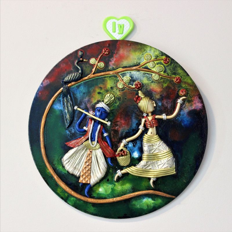 ARPHIBO Decorative Wall Hanging Frame Decorative Showpiece - 20 cm  (Plastic, Multicolor)