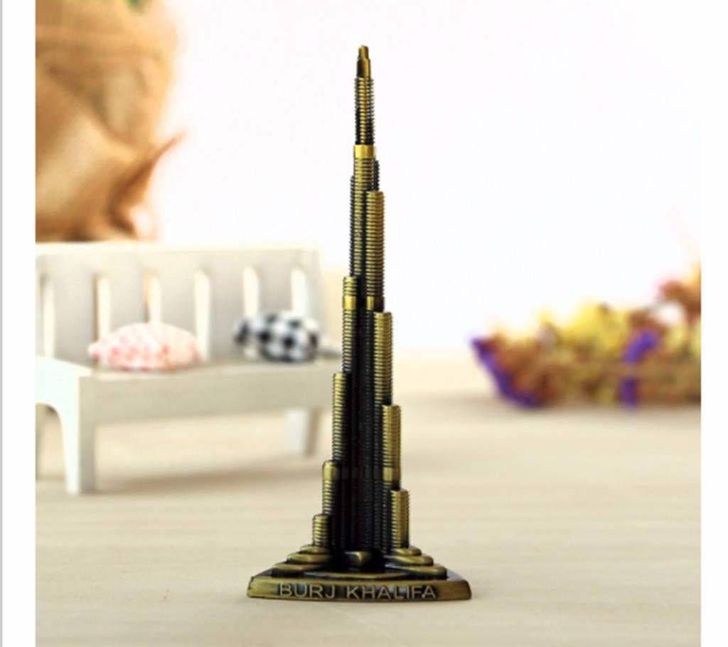 Dubai's Burj Khalifa Metal Showpiece-20 cm
