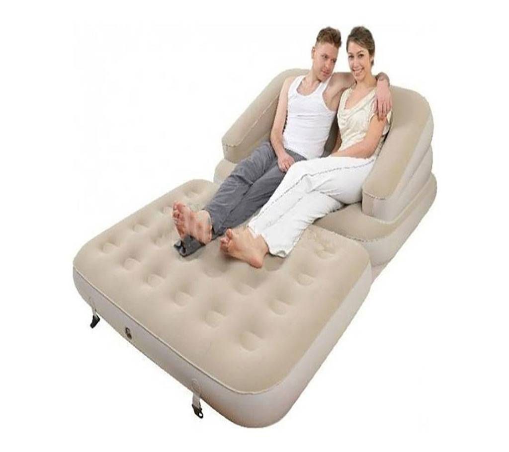 Convertible lounge queen air bed mattress - Double