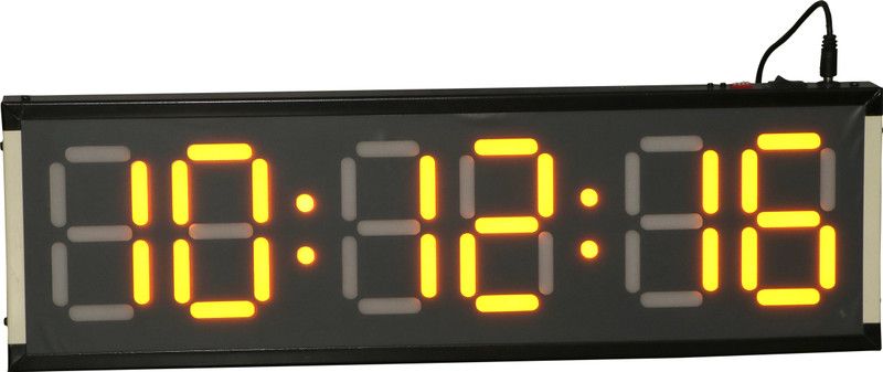 Skylink Digital 15.5 cm X 48.5 cm Wall Clock  (Grey, Without Glass, Standard)