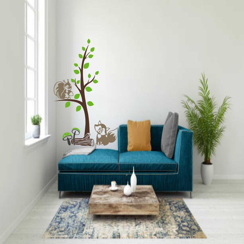 Mywall 60 cm Wall Sticker for Living Room/Bedroom/Office , PVC Vinyl Sticker(60 Cm X 100 Cm) Removable Sticker  (Pack of 1)