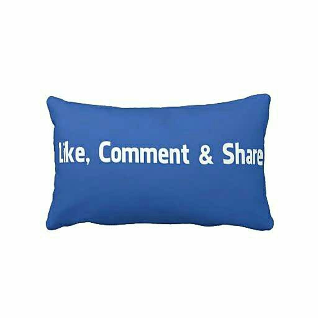 FB Like, Comment & share Pillow