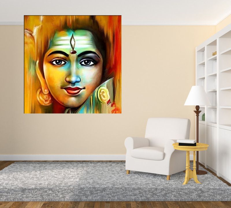 CanvasStocks Canvas 8 inch x 8 inch Painting  (With Frame)