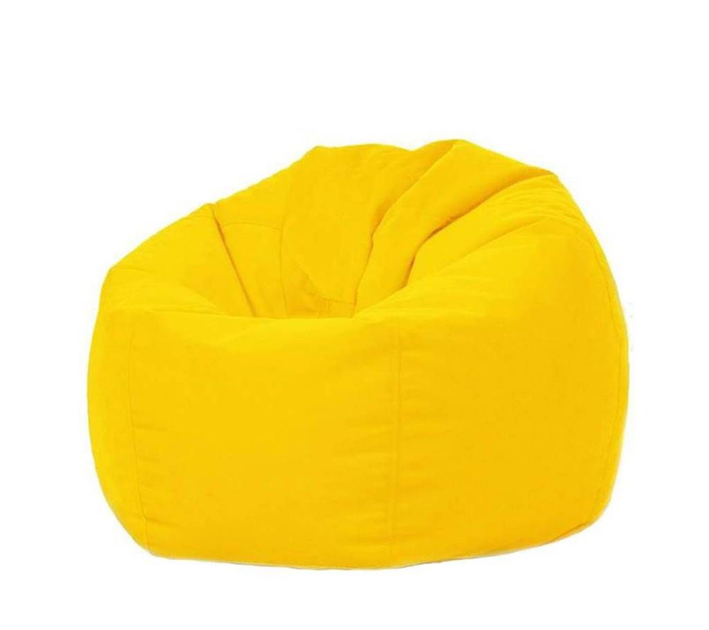 Round Pumpkin Shape Bean Bag XL Yellow