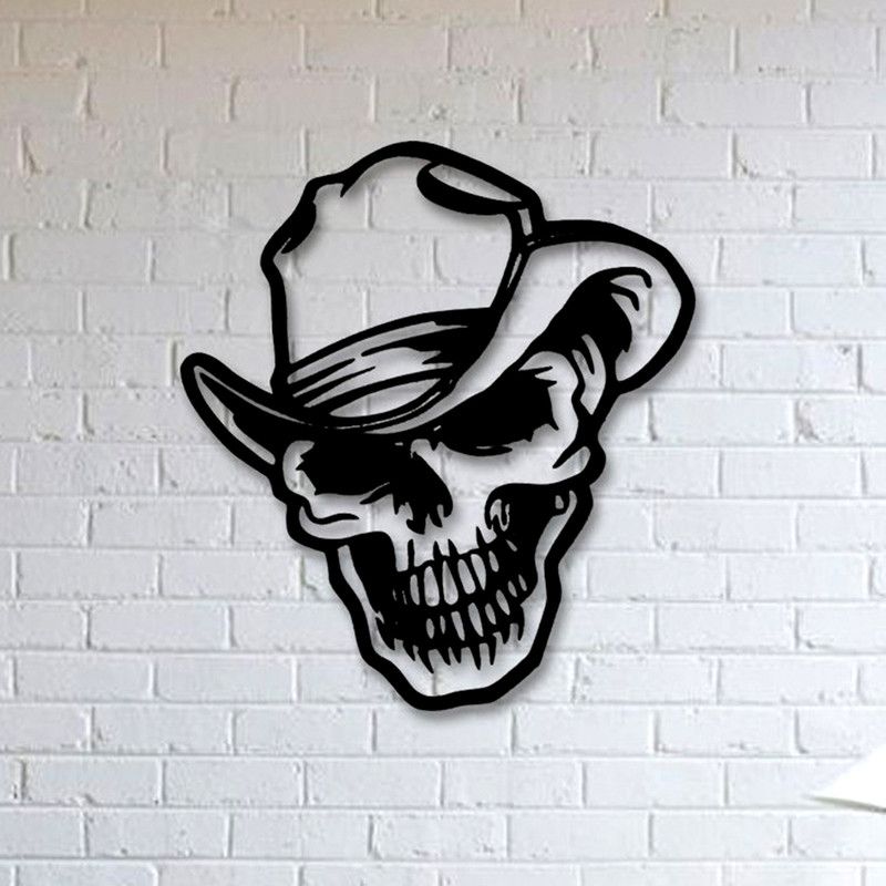 Advi Enterprises The 3D Wall Art SKULLS DESIGN WALL DECORATION 140(Black)Suitable for Living Room,Foyer,Bedroom,Hallway  (Black)