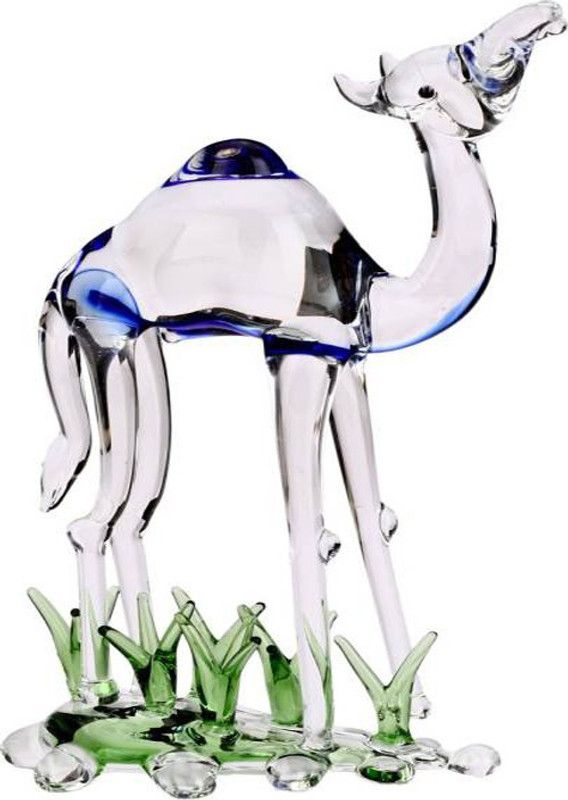 GLAMOROUS Decorative Showpiece - 8 cm  (Glass, Clear)