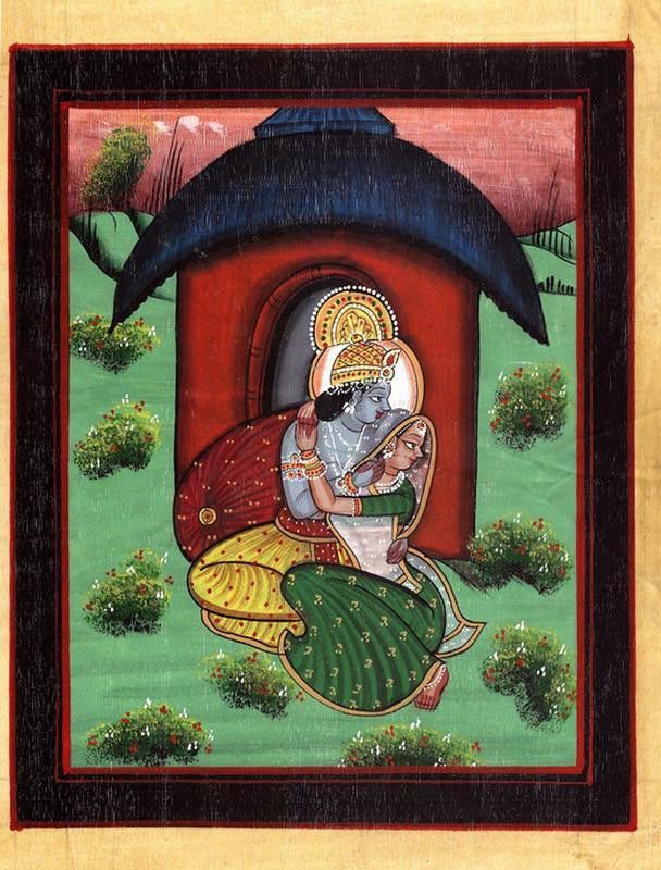 Generic Handmade-Water-Color-Painting-Lord-Krishna-without-frame- (8.5 x 10.5 inch) Watercolor 10.5 inch x 8.5 inch Painting  (Without Frame)