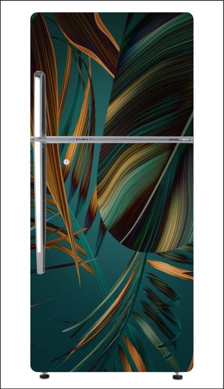 Decoration Designs 60 cm Huawei duvar kağıdı hdLarge Single Door Fridge Wallpaper And Decal Self Adhesive Fridge Wallpaer_Water Droplet Print Self Adhesive Sticker  (Pack of 1)