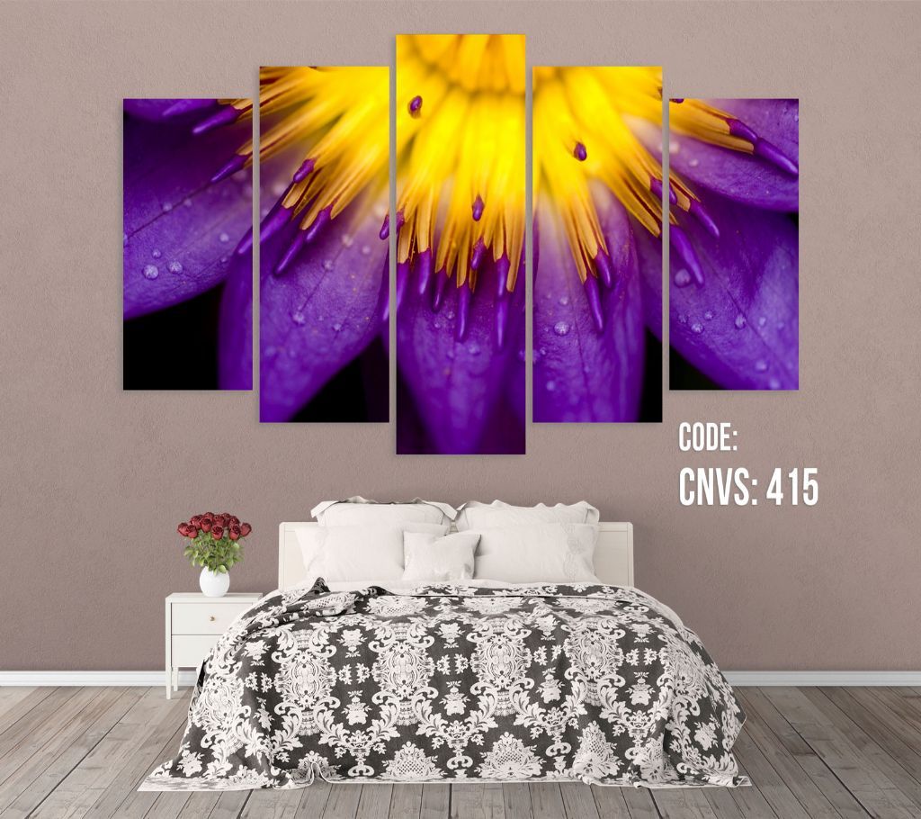 CNVS-415 Flower Wall Canvas Art Prints 96 inch x 48 inch
