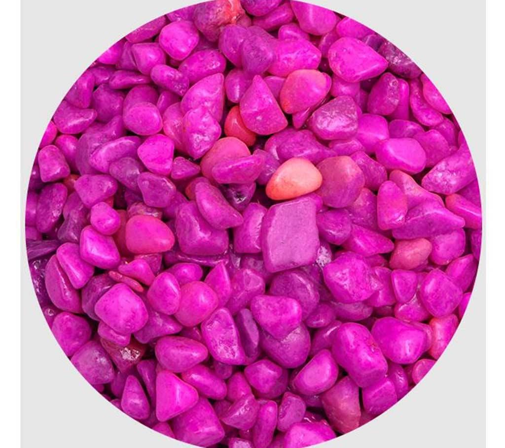 Dark pink pebbles